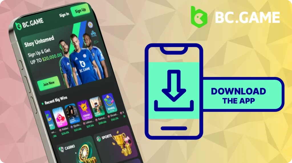 BC Game app dowload for iOS